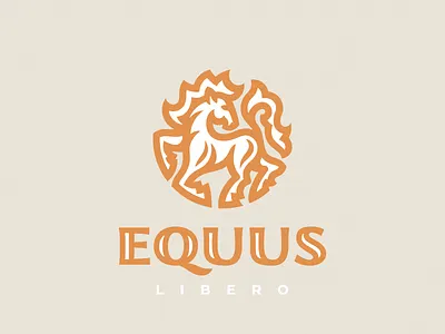 Equus Libero horse logo