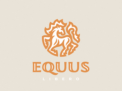 Equus Libero horse logo