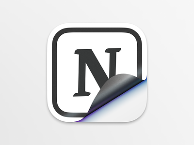 Notion icon 3d 3d icon blender icon macos monterey notion