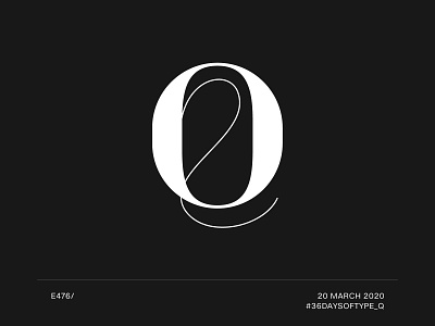 Q for 36daysoftype 36dayoftype 36daysoftype07 lettering typeface typogaphy