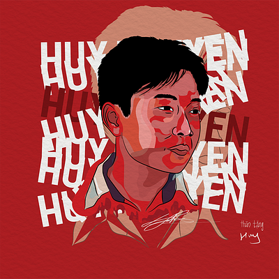 #bestfriendproject HUY NGUYEN character illustration