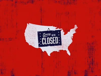 America: Current Status 2020 america coronavirus covid19 illustration pandemic quarantine social distancing texture