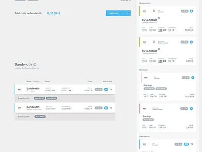 Cloud engine web app form list cloud html5 list listing numeric pricing plans ui ux web app