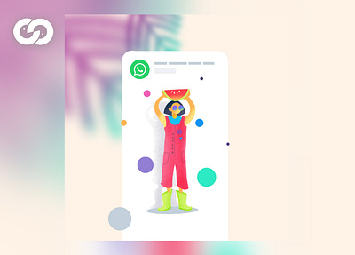 Share your story 2020 artist backgrounds color creative design illustration illustrator landing page share story trend ui vector whatsapp