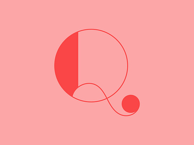 36 Days of Type: Q 36 days of type color custom type design lettering letters q type typography