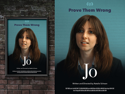 Jo - Key Art adobe adobe photoshop branding design film fim poster harry potter jk rowling keyart movie movie poster photoshop portait short film storytelling typography