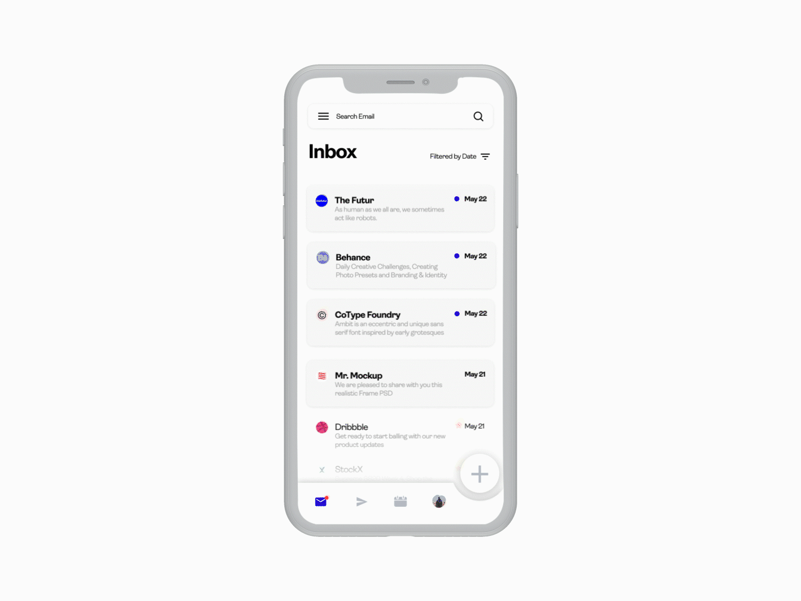 Email Delete Interaction animation app design icon minimal typography ui ux vector web