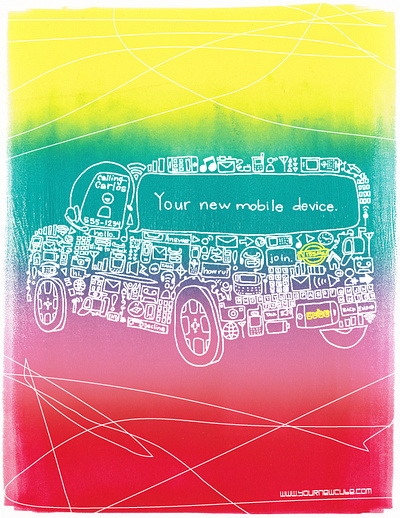 Nissan Cube Ad Campaign | Your New Cube advertising campaign advertising design design illustration typography