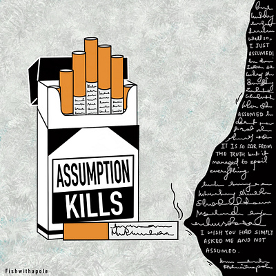 Assumption Kills artwork concept art design illustration illustration art illustration design procreate art ui