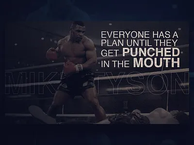 Mike Tyson boxing dailyui design mike tyson quote webdesign website