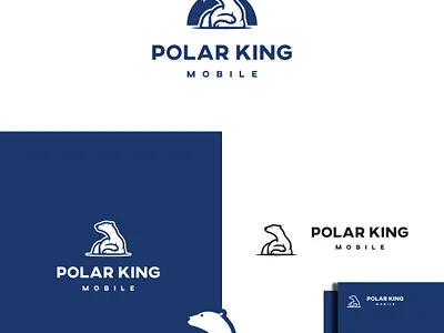 polar king bear adobe illustrator bear design illustration logo photoshop vector