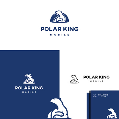polar king bear adobe illustrator bear design illustration logo photoshop vector
