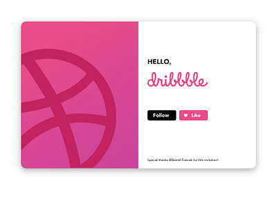 Hello, Dribbble! debut shot invitation ux design web design