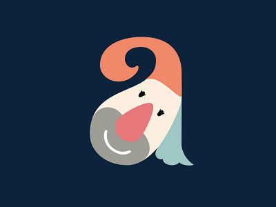 A from the ABC Clown Project clowns design illustration lettering letters type typedesign typography vector