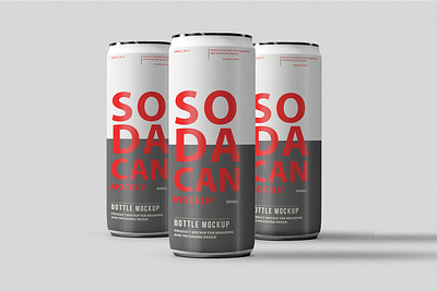 Free Soda Can 355ml Mockup Set branding design free mockup free mockup psd free mockups freebie freebies mockup photoshop psd mockup