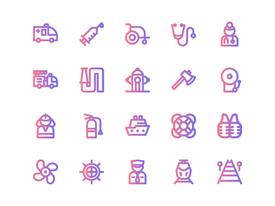 Profession Icon application design icon profession ui web