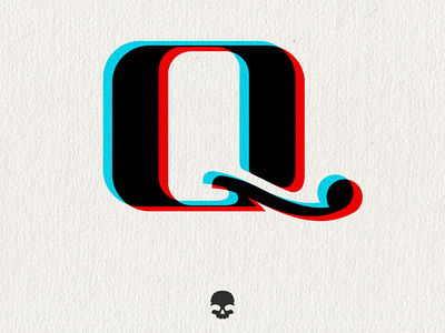 36days_Q 36dayoftype 36days 36daysoftype17 3d brand branding branding design lettering letterq letters logo logotipe logotipo marca paper print typography