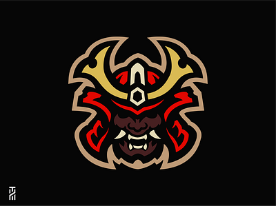 SAMURAI graphic design illustration logo