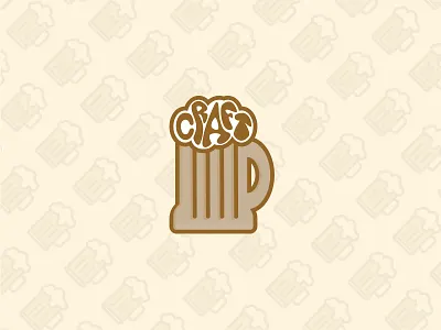 Groovy Craft Beer 70s beer brown concept craft craftbeer drink icon illustraion typography vector