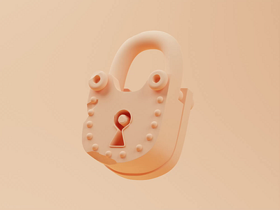 Clay Play 3d 3d animation animated animation blender blender3d clay illustration lock