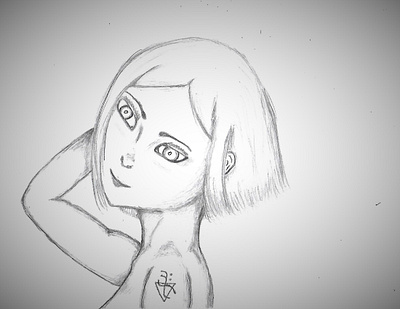 Izanami drawing female manga pencil
