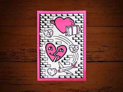 Baggage alana tomlin alanatomlin american traditional baggage bricks flash sheet heart heartbreak love tattoo traditional tattoo