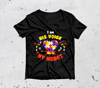 Heart Colored Puzzle for autistic childrens autistic childish children color cool funny heart illustation logotype piece puzzle t shirt graphic trendy vector