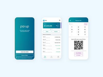 Digital wallet branding concept design interaction design product design ui ux visual design