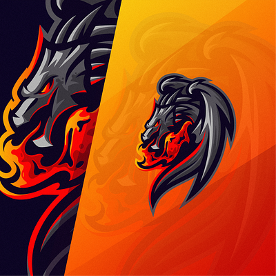 Dragon angry brand character dragon e sport esport esports logo mascot shield sport