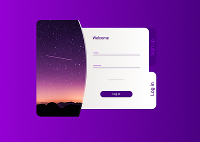 Daily UI #001 - Sign up - Space argentina challenge daily daily ui figma login login form login page login screen space ui ux