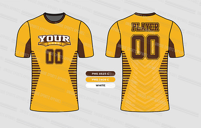 Stripe Pattern Side insert Sports Jersey Mockup casual fashion football illustration jersey layout mockup number pattern player shirt soccer sport stripe style team template uniform vector wear