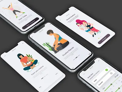 mobile KIT8 app app design fitness interaction interface kits mobile mockup mockup template motion design motiongraphics ui ui8 uiux yoga yoga app