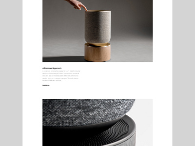 Beosound Balance design interface ui ui ux ui design ux website