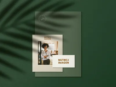 Nutre tu imagen bussinescard delivery design logotype postal