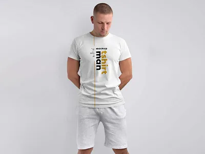 Free Casual T-shirt Mockup PSD design free mockup free mockup psd mockup mockup design mockup psd mockup template photoshop psd