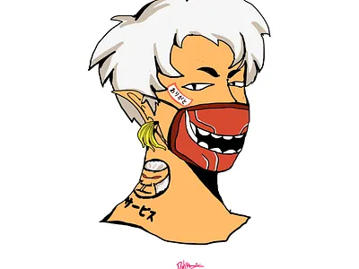 Sarimin cosplay ( from indonesian comic on webtoon ). artwork digitalart digitalartist illustration