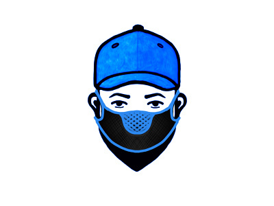 Self emoji with mask 😷 2020 trend concept corona virus covid 19 covid19 digital art dribbble illustration ipadpro mask procreate app self emojis selfish social health stayhome
