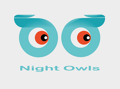 Night Owls illustration illustrator logo