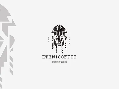 Ethnicoffee art behance branding coffee color dribbble ethnic flat icon illustration logo logodesign logos minimal modern simple symbol vector vector illustration work