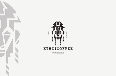 Ethnicoffee art behance branding coffee color dribbble ethnic flat icon illustration logo logodesign logos minimal modern simple symbol vector vector illustration work