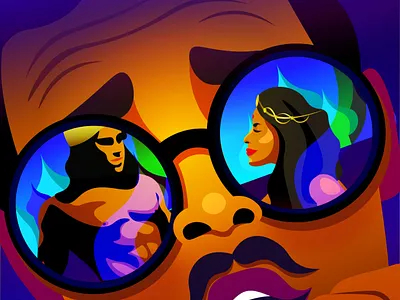 Bollywood bollywood festival festival indického filmu film illustration india visual identity