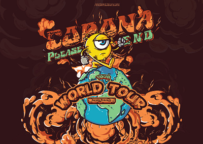 Corona please end your world tour adobe illustrator andredukun art artist artwork design design poster digital art drawing illustration illustration art illustration design illustrations illustrator indonesia painting poster poster art