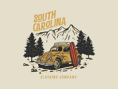 South Carolina vector clothing vintage