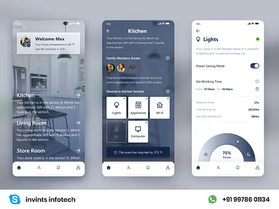 Lightof - Application application auto automobile home homepage iot light online splash ui ux