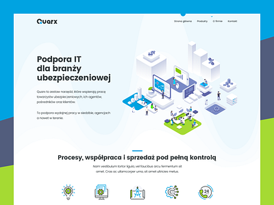 Quarx landing page design illustration landing page ui ui design ux ux design ux ui design web design website