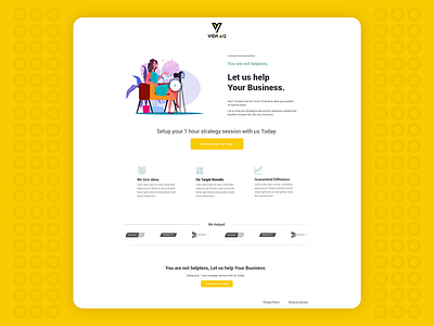 VIDA EQ Landing Page Design consultant consulting landing design landing page design landingpage ui uiux user interface web web design webdesign website website design