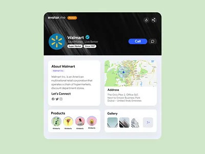 Card widget UI | Evatar.me branding card design cards dailyui illustration logo popular design product design trending ui uidesign uiux ux vector