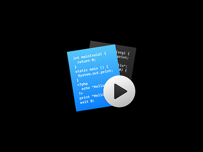 CodeRunner macOS icon app icon icon icon design macos