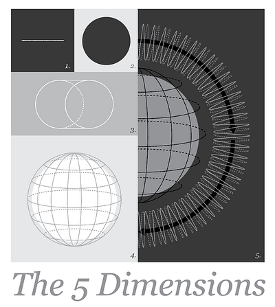 Book Cover Exploration design dimnsions geometry illustration lines shapes