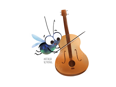 Beetles music animal illustration beetle cartoon illustration character characterdesign childrenbook childrenillustration drawing illustration insects kids book music